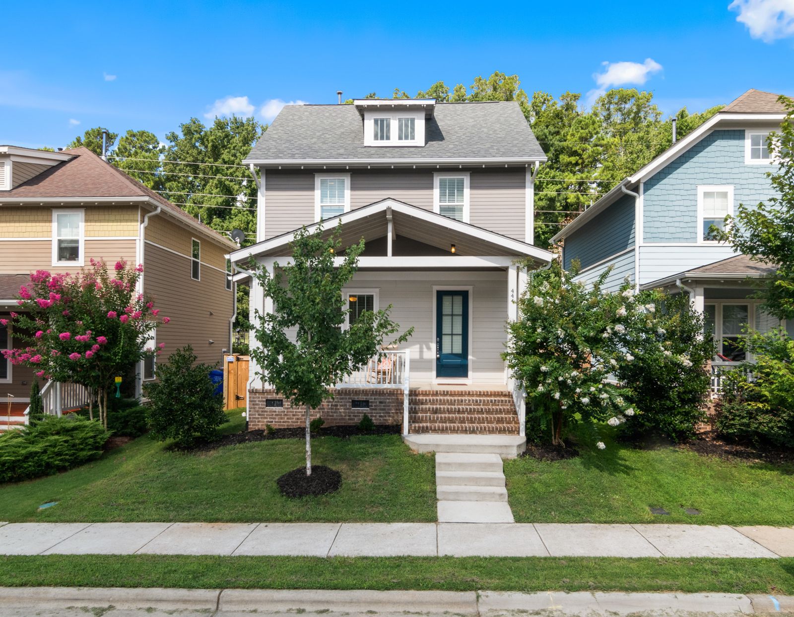 Gray-sided house shown as architectural inspiration